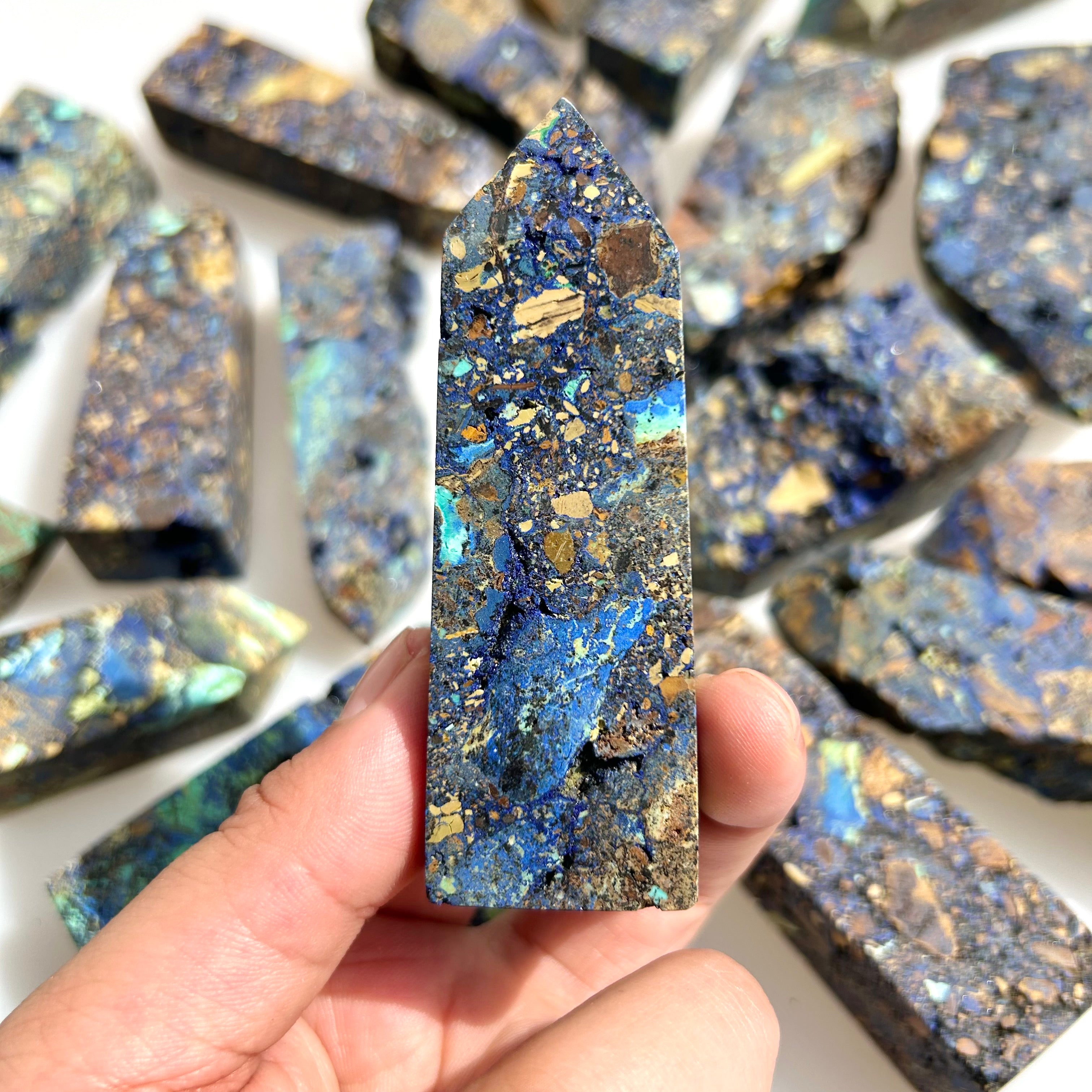 Azurite Crystal Towers