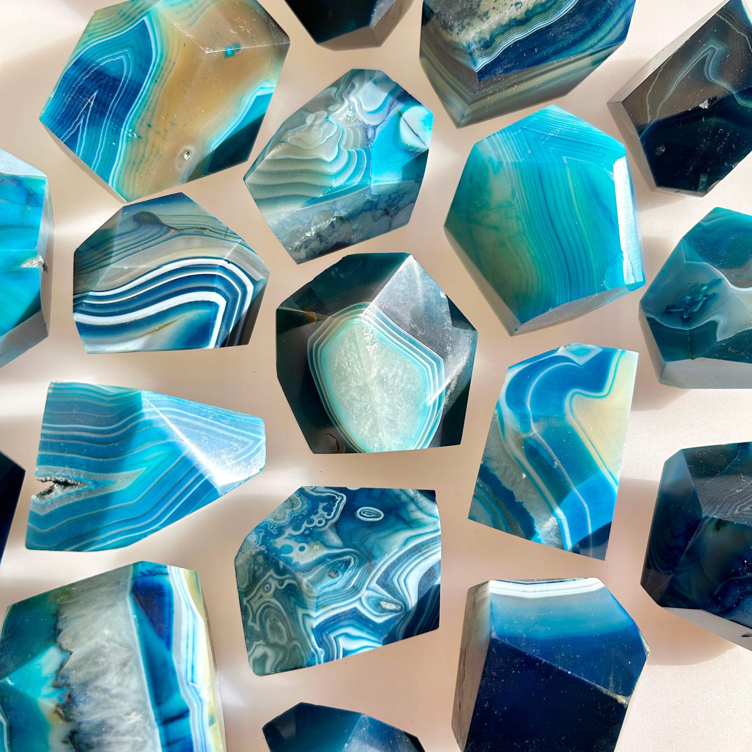 Blue Sardonyx Crystal Freeform