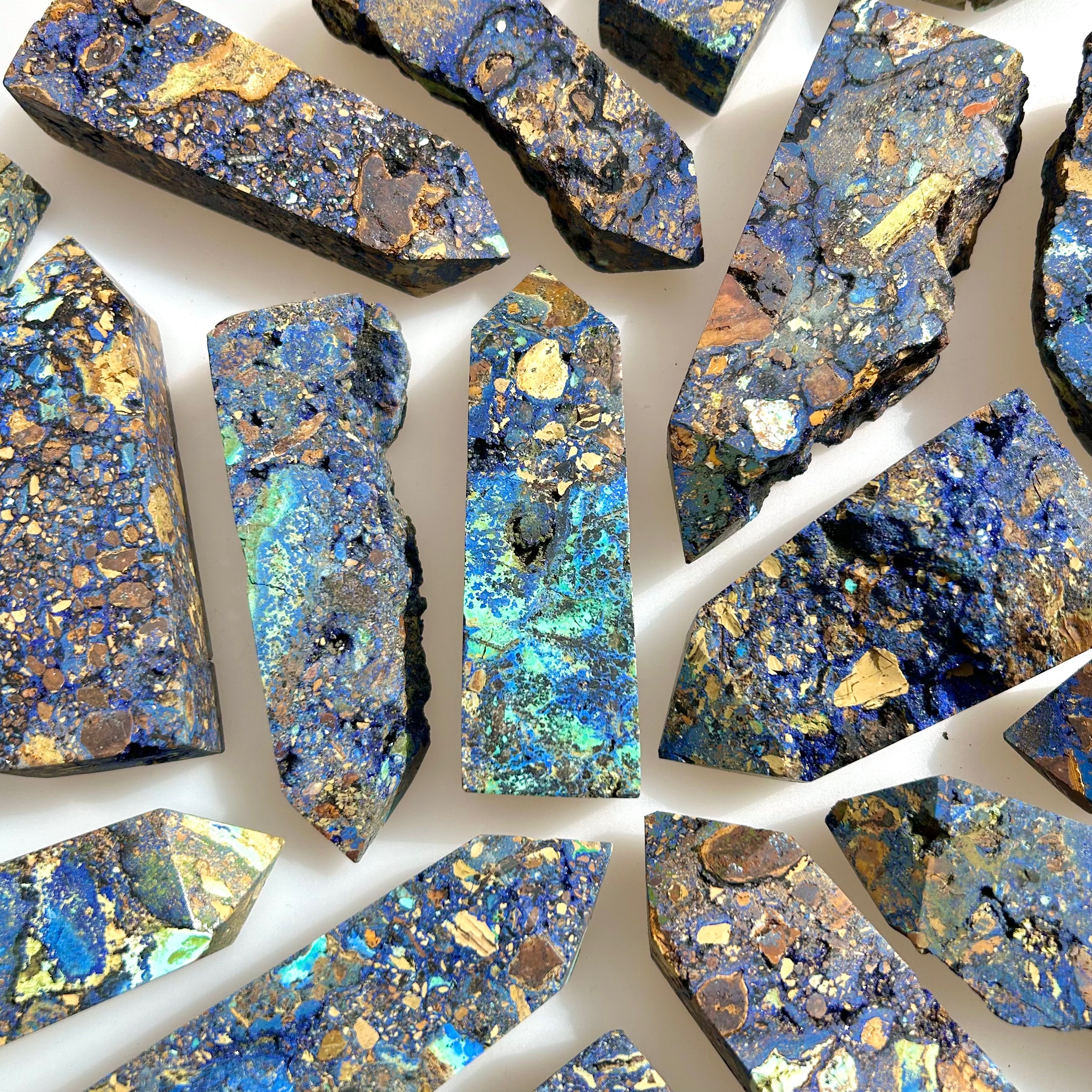 Azurite Crystal Towers